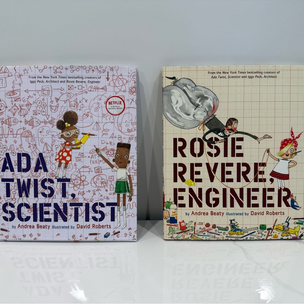 Children's Science and Engineering Book Set, Netflix Series, Ada Twist, Rosie Re